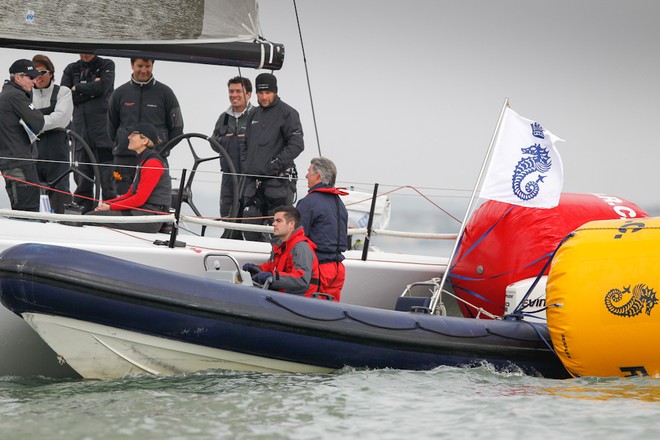 Keronimo being coached at the RORC Easter Challenge 20122 ©  Paul Wyeth / RORC